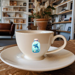 52pcs Unique Bottle Pattern Stickers Vinyl Waterproof Sticke