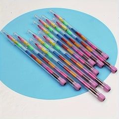 10pcs Creative Block Crayons Painting Supplies Professional Graffiti Pens