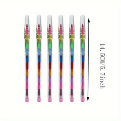 10pcs Creative Block Crayons Painting Supplies Professional Graffiti Pens