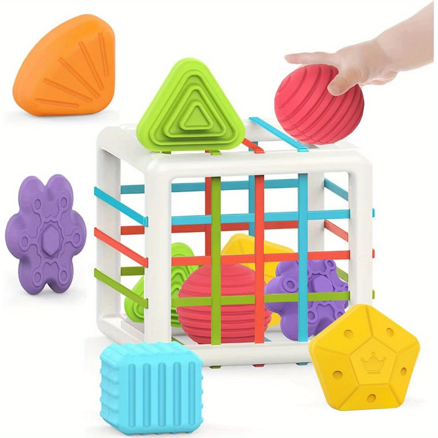 Sensory Shape Toys Set for Baby Development