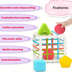Sensory Shape Toys Set for Baby Development