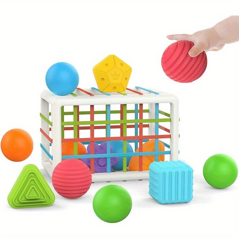 Sensory Shape Toys Set for Baby Development