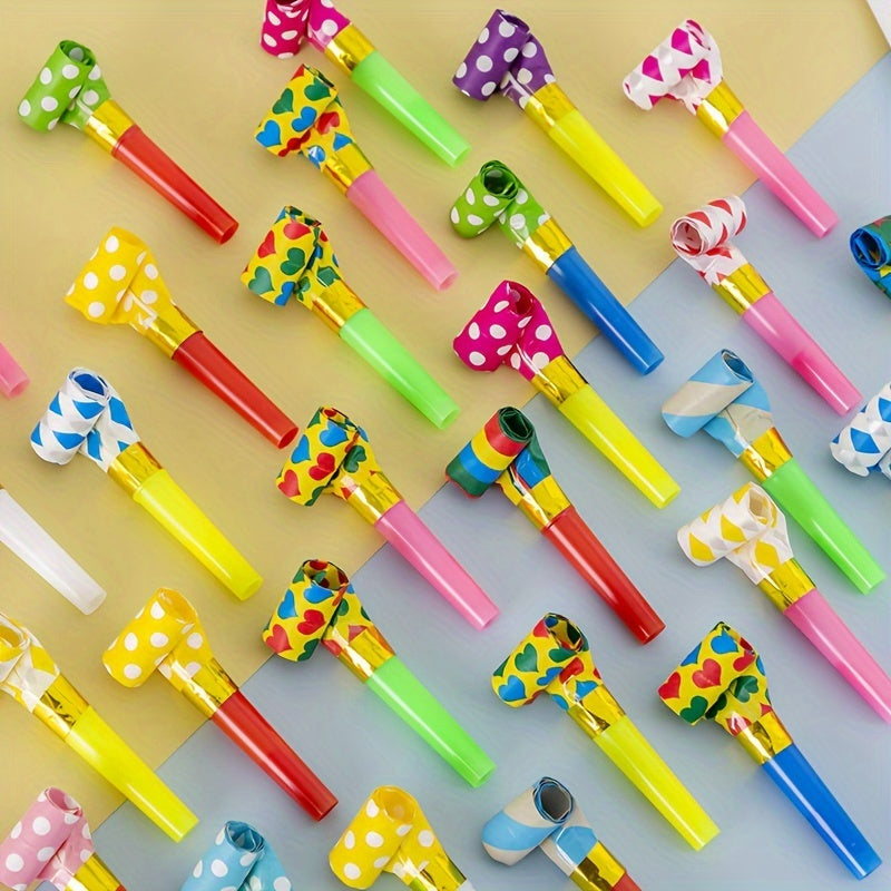 50pcs Colorful Noise Makers for Birthdays