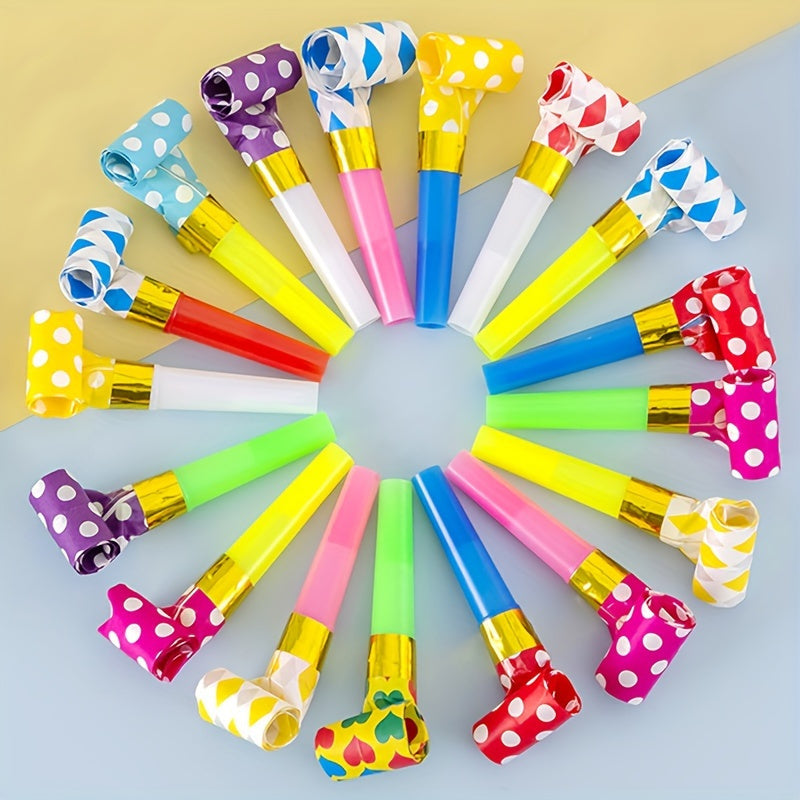 50pcs Colorful Noise Makers for Birthdays