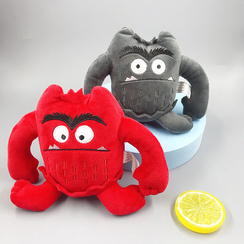 6pcs Colorful Little Monster Plush Dolls - Birthday, Christmas, Halloween Gift