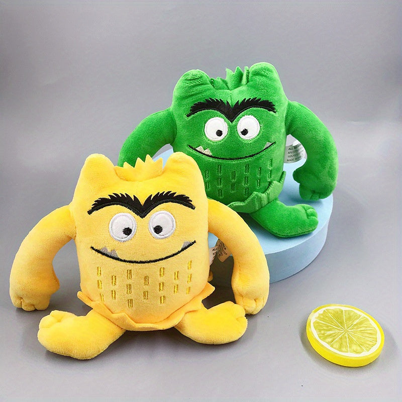 6pcs Colorful Little Monster Plush Dolls - Birthday, Christmas, Halloween Gift