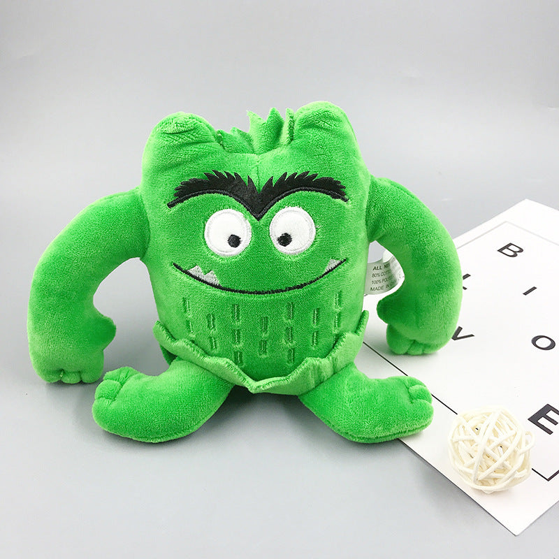 6pcs Colorful Little Monster Plush Dolls - Birthday, Christmas, Halloween Gift