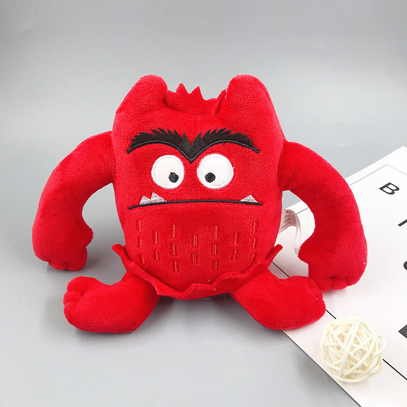 6pcs Colorful Little Monster Plush Dolls - Birthday, Christmas, Halloween Gift