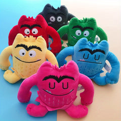 6pcs Colorful Little Monster Plush Dolls - Birthday, Christmas, Halloween Gift