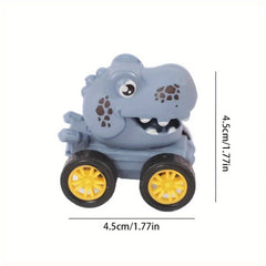 10 Mini Dinosaur Pull Back Car Toys for Party Favors Pinata Fillers