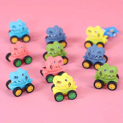 10 Mini Dinosaur Pull Back Car Toys for Party Favors Pinata Fillers