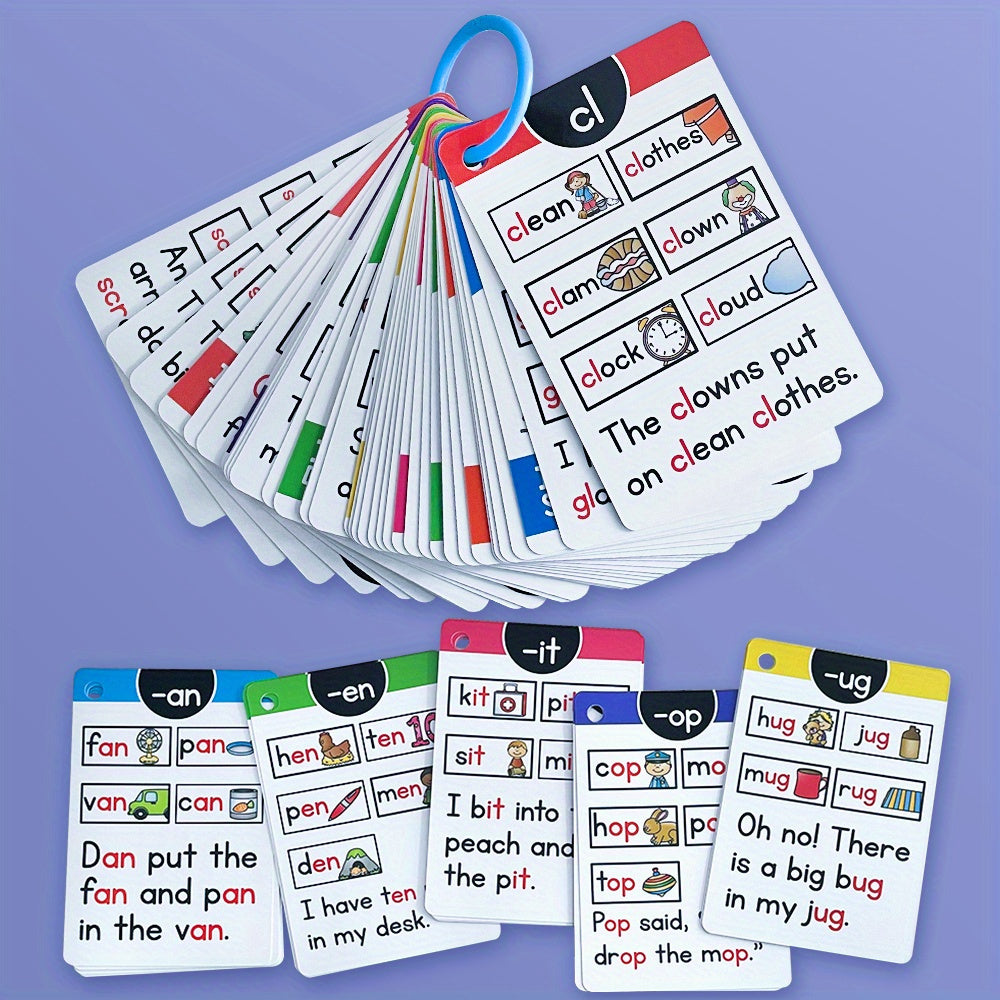 Phonics Flashcards CVC Words Educational Games