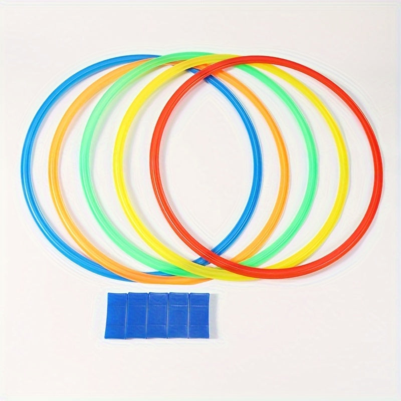 10pcs Agility Ring Set Multicolored Games for Balance & Coordination