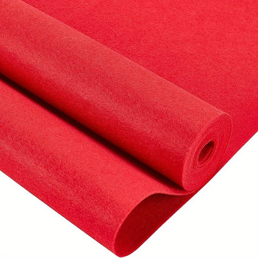 Red Felt Fabric Sheet Nonwoven Roll 118x15 75 Inch DIY Craft Sewing 0 9mm Thick