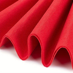 Red Felt Fabric Sheet Nonwoven Roll 118x15 75 Inch DIY Craft Sewing 0 9mm Thick