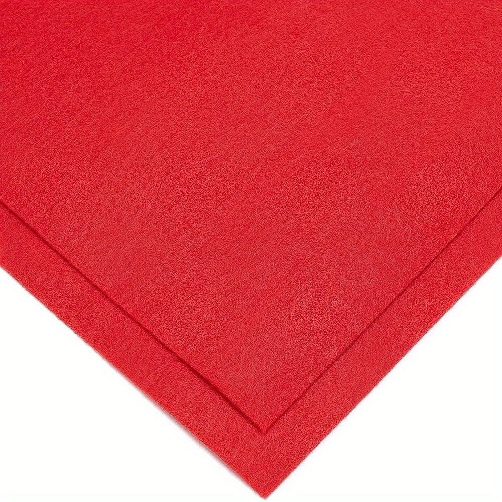 Red Felt Fabric Sheet Nonwoven Roll 118x15 75 Inch DIY Craft Sewing 0 9mm Thick