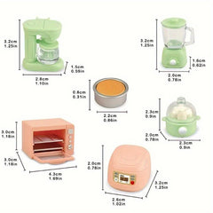 Dollhouse Kitchen Set - Microwave & Rice Cooker - Play House Toy