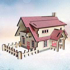 Wooden Puzzle 3D Assembling Model Toys