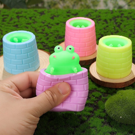 Frog Squeeze Stress Relief Toy for Kids 6-12 Years - Fun & Sensory Fidget
