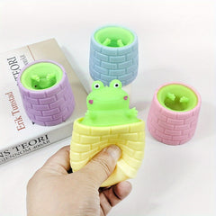 Frog Squeeze Stress Relief Toy for Kids 6-12 Years - Fun & Sensory Fidget