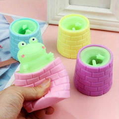 Frog Squeeze Stress Relief Toy for Kids 6-12 Years - Fun & Sensory Fidget