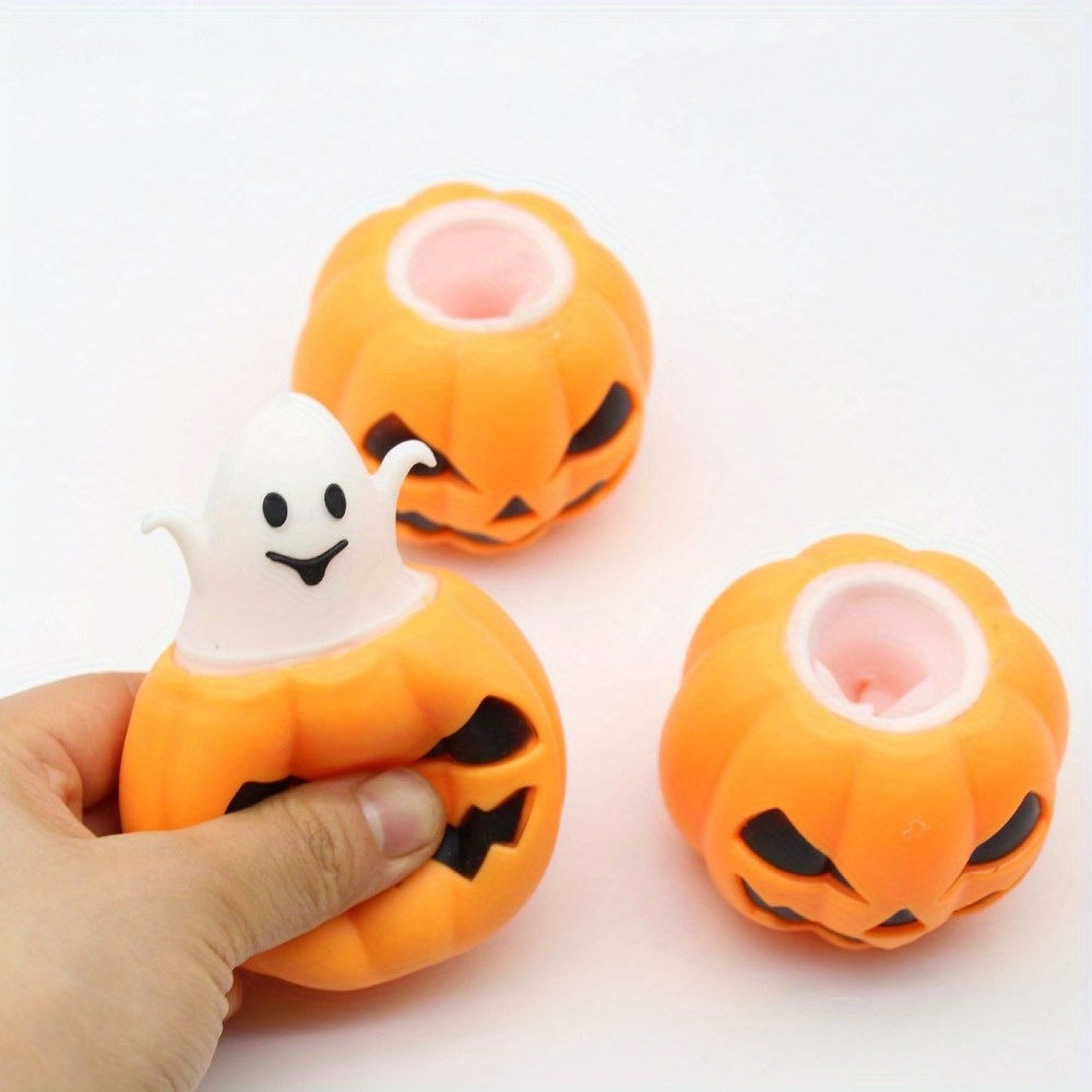 Pumpkin Ghost Squeeze Toy Stress Ball Halloween Christmas Party Gift