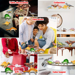 16pcs Dinosaur Model Set Educational Toy For Fun Gift