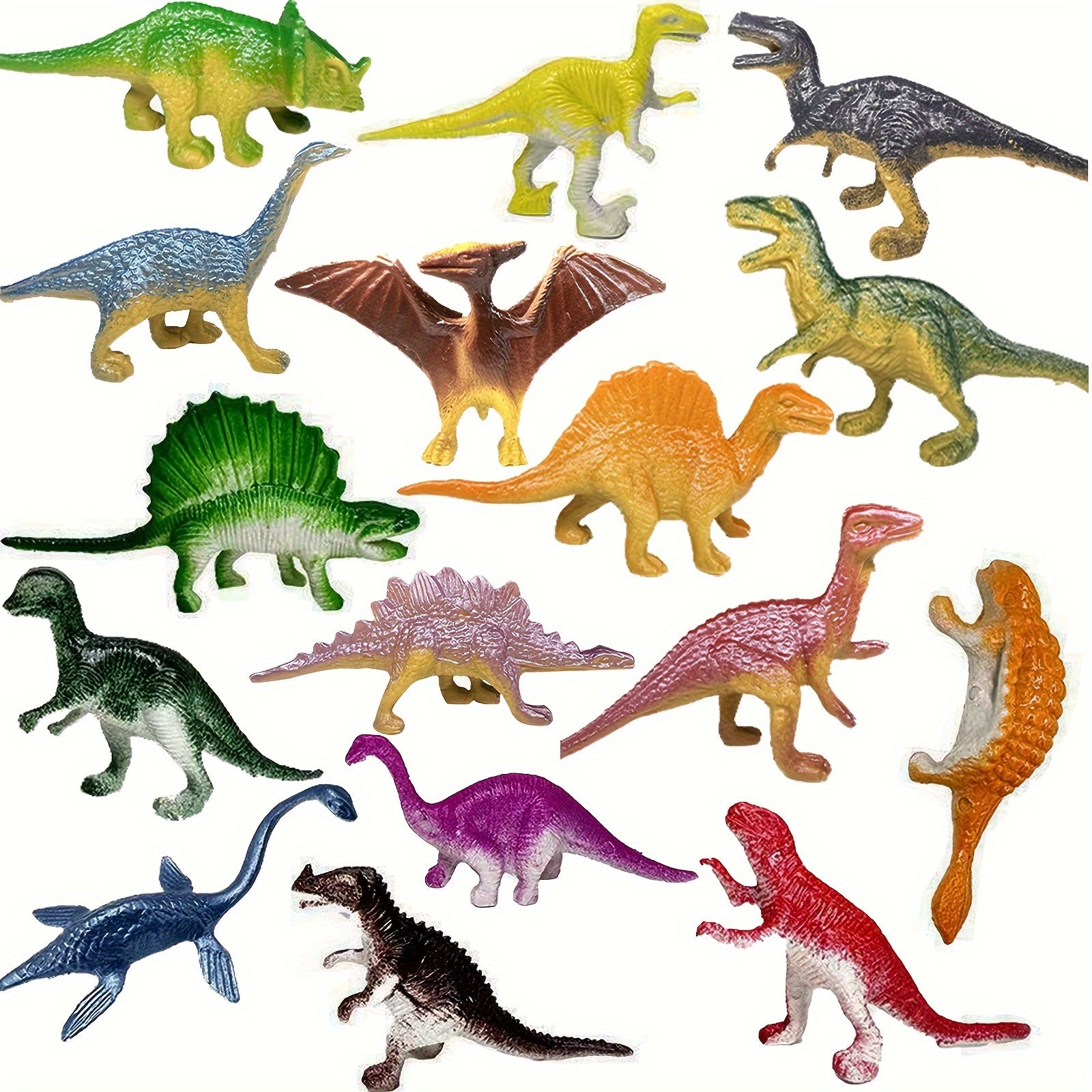 16pcs Dinosaur Model Set Educational Toy For Fun Gift