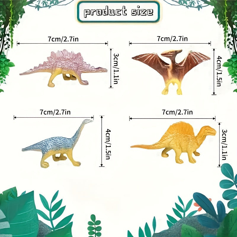 16pcs Dinosaur Model Set Educational Toy For Fun Gift