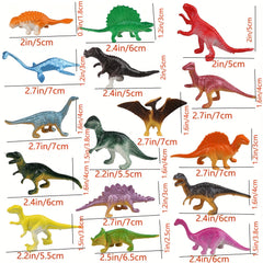16pcs Dinosaur Model Set Educational Toy For Fun Gift