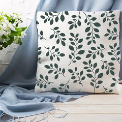 Leaf Pattern Reusable Stencil for DIY Crafts 30cm Square Template