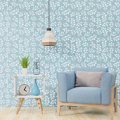 Leaf Pattern Reusable Stencil for DIY Crafts 30cm Square Template