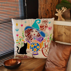 Reusable Pet Drawing Stencil for DIY Scrapbooking - 30cm Square