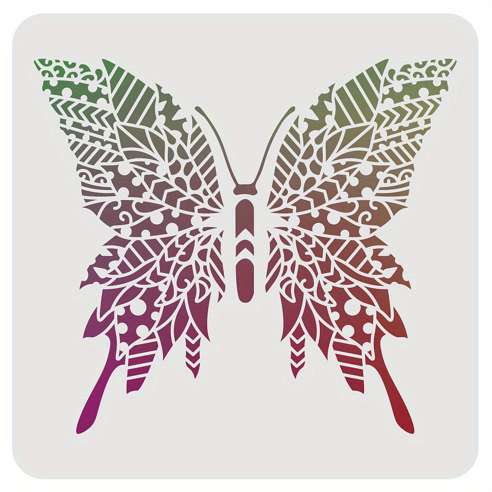 PVC Butterfly Stencil for Adult Crafts 29.97 x 29 Pack of 1