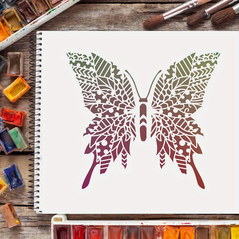 PVC Butterfly Stencil for Adult Crafts 29.97 x 29 Pack of 1