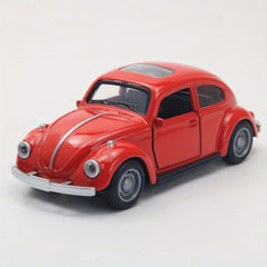 1:36 Scale Retro Beetle Die Cast Pull Back Vehicle with Opening Doors