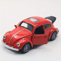 1:36 Scale Retro Beetle Die Cast Pull Back Vehicle with Opening Doors