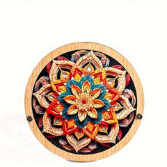 Wooden Flower Brain Teaser Puzzle Challenging 10 Irregular Shape