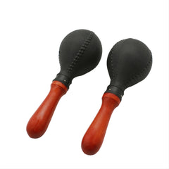 2pcs Maracas with Wooden Handles for Enhanced Sound