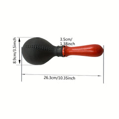 2pcs Maracas with Wooden Handles for Enhanced Sound