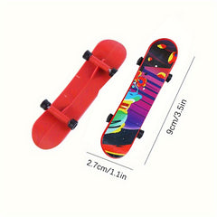 6 Pcs Mini Finger Skateboards Fun Toys for Kids Parties Halloween Christmas