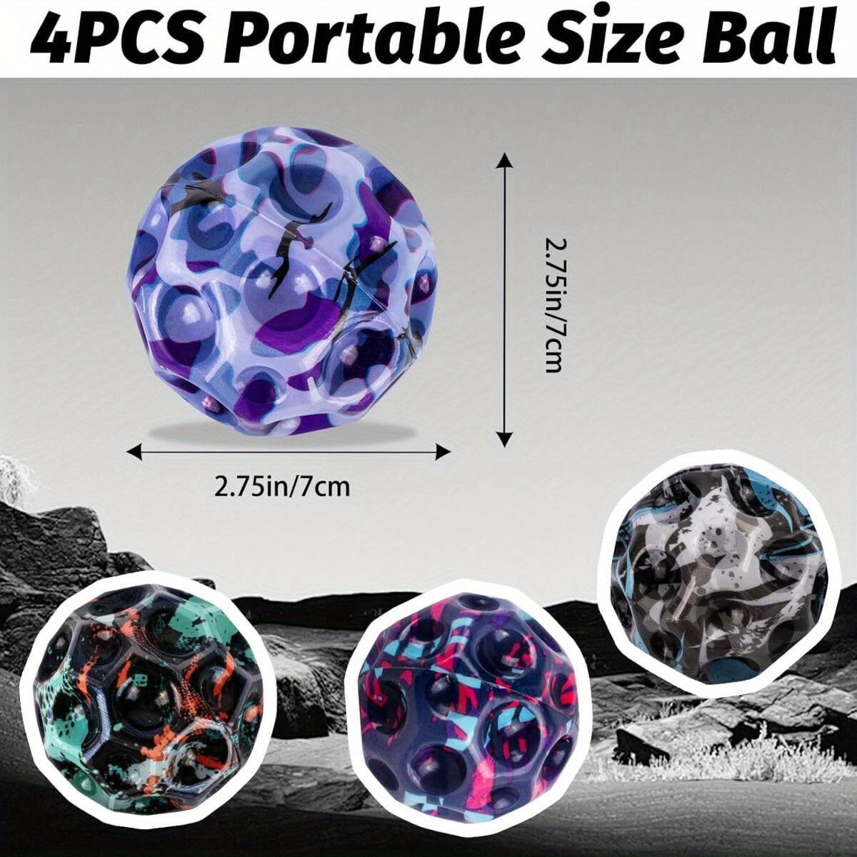 Ultra High Bounce Space Ball Moon Foam for Adults