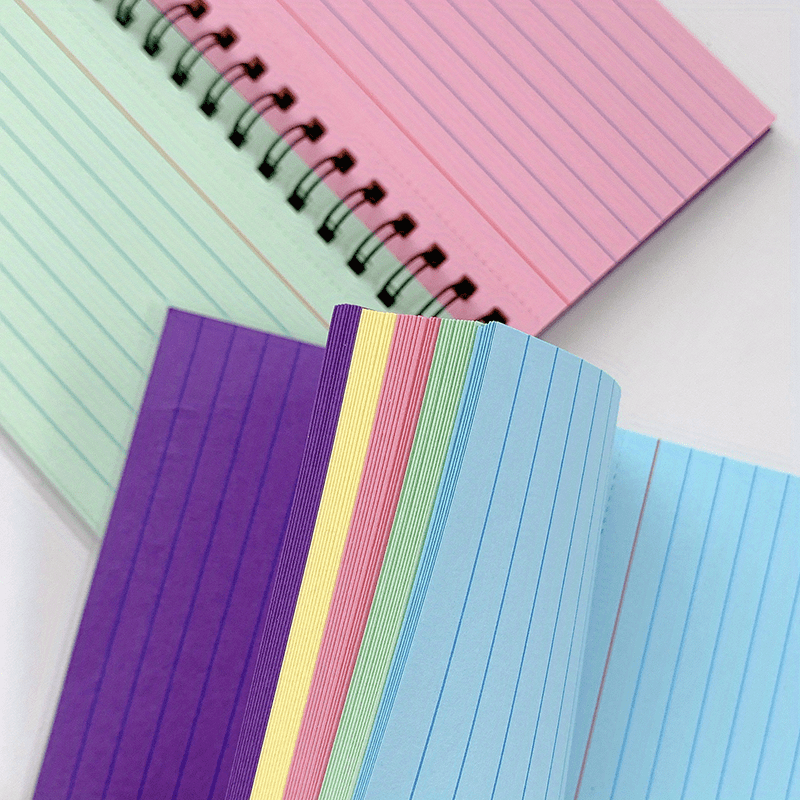 Colorful Spiral Notebook with Dividers Durable Paper 1pc
