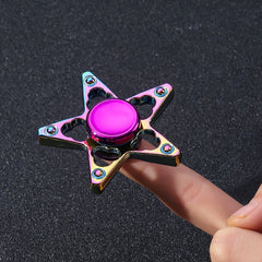 Colorful Metal Fidget Spinners 4 Pack for Stress Relief