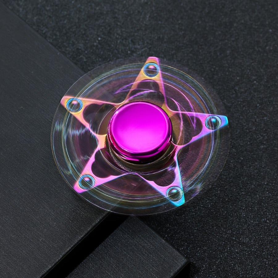 Colorful Metal Fidget Spinners 4 Pack for Stress Relief