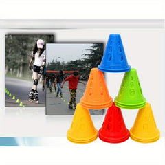 12 Pcs Adult Training Cones Windproof Barricades for Roller Skating