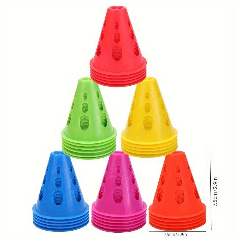 12 Pcs Adult Training Cones Windproof Barricades for Roller Skating