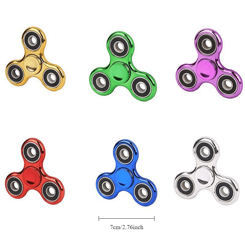 Colorful Fingertip Gyroscope Hand Spinner Decompression Toy