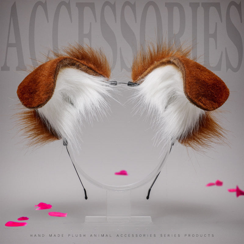Plush Animal Ears Headband Cosplay Festive Outfits