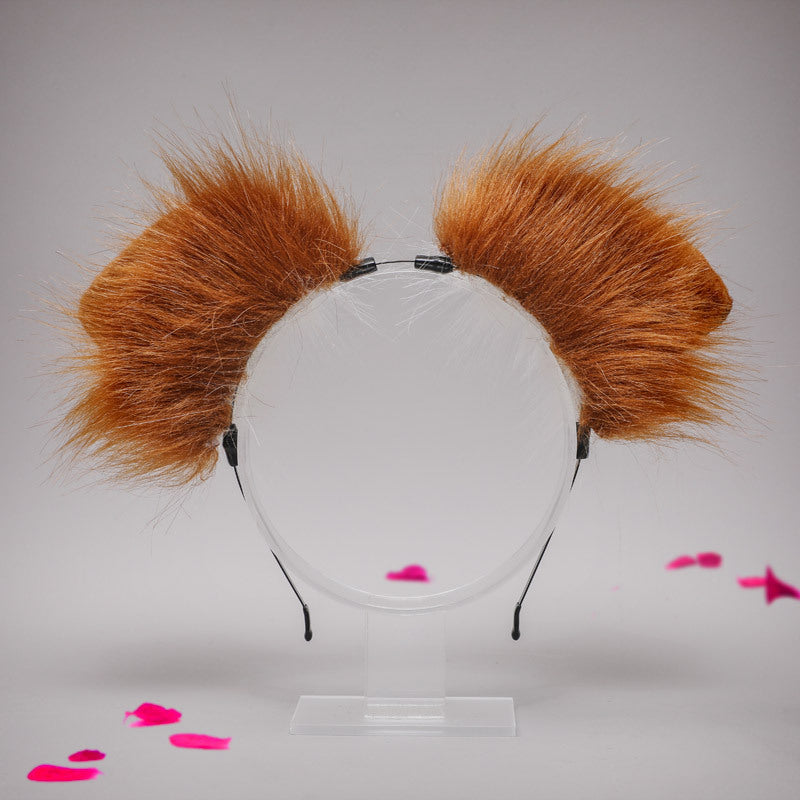 Plush Animal Ears Headband Cosplay Festive Outfits